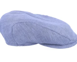 Online Wigéns Ivy Slim Cap Blue Flat Cap -