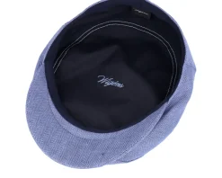 Online Wigéns Ivy Slim Cap Blue Flat Cap -