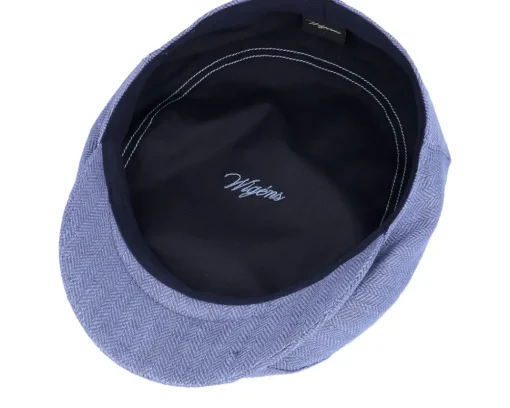 Online Wigéns Ivy Slim Cap Blue Flat Cap -