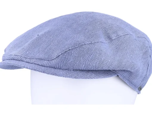 Online Wigéns Ivy Slim Cap Blue Flat Cap -