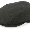 Flat Caps-Wigéns Ivy Slim Cap Ear Flap Olive Melange Flat Cap -