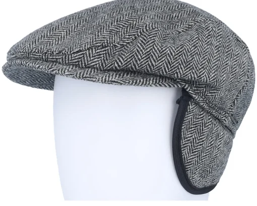 Sale Wigéns Ivy Slim Cap Grey Flat Cap -
