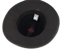 Clearance MJM Hats Jackson Canvas Cotton Black Fedora -