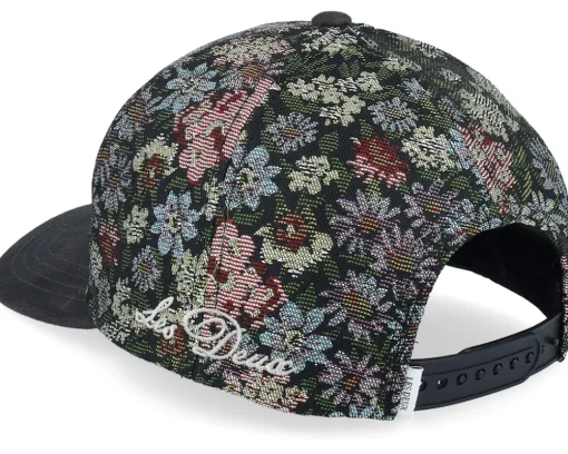 Adjustable-Les Deux Jacquard Baseball Cap Rosin/Chive Green Adjustable -