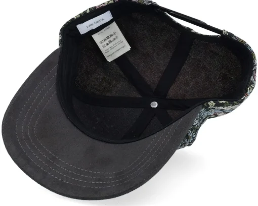 Adjustable-Les Deux Jacquard Baseball Cap Rosin/Chive Green Adjustable -
