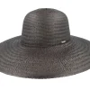 Straw Hat | Sun Hat-Brixton Janae Black Sun Hat -