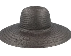 Straw Hat | Sun Hat-Brixton Janae Black Sun Hat -