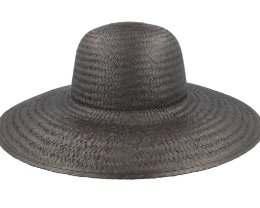 Straw Hat | Sun Hat-Brixton Janae Black Sun Hat -