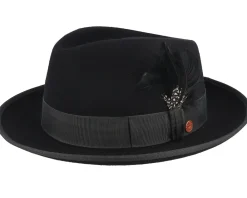 Sale Mayser Jannes Wool Black Fedora -