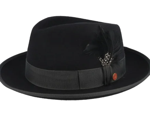 Sale Mayser Jannes Wool Black Fedora -