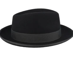 Sale Mayser Jannes Wool Black Fedora -
