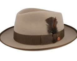 Fashion Mayser Jannes Wool Step/Brown Fedora -