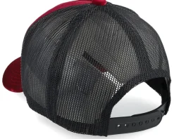 Trucker-Scenes Jayson Killer Velvet Red/Black A-frame Trucker -