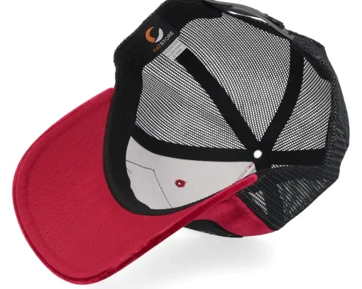 Trucker-Scenes Jayson Killer Velvet Red/Black A-frame Trucker -