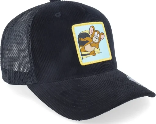 Trucker-Tom & Jerry Jerry Looking Out Black Cord Trucker -