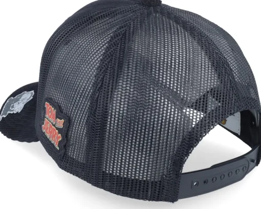 Trucker-Tom & Jerry Jerry Looking Out Black Cord Trucker -