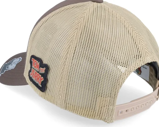 Best Tom & Jerry Jerry Looking Out Brown/Khaki Trucker -