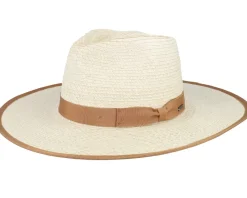 Fashion Brixton Jo Rancher Natural/Tan Straw Hat -