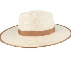 Fashion Brixton Jo Rancher Natural/Tan Straw Hat -
