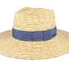 Straw Hat-Brixton Joanna Hat Honey/Joe Blue Straw Hat -