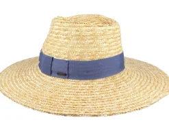 Straw Hat-Brixton Joanna Hat Honey/Joe Blue Straw Hat -