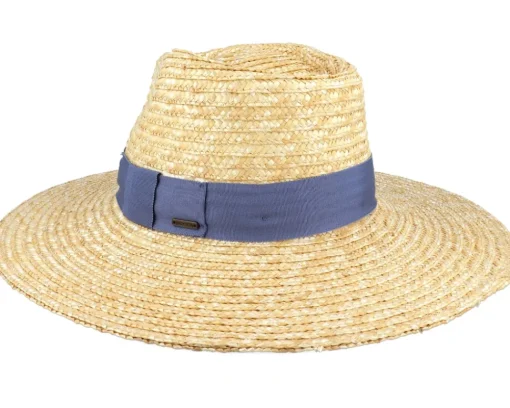 Straw Hat-Brixton Joanna Hat Honey/Joe Blue Straw Hat -