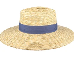 Straw Hat-Brixton Joanna Hat Honey/Joe Blue Straw Hat -