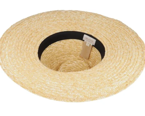 Straw Hat-Brixton Joanna Hat Honey/Joe Blue Straw Hat -