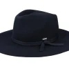 Traveler-Brixton Joanna Packable Hat Black Fedora -