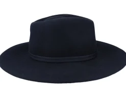Traveler-Brixton Joanna Packable Hat Black Fedora -