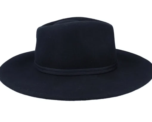Traveler-Brixton Joanna Packable Hat Black Fedora -