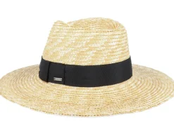 Best Brixton Joanna Short Brim Honey Straw Hat -