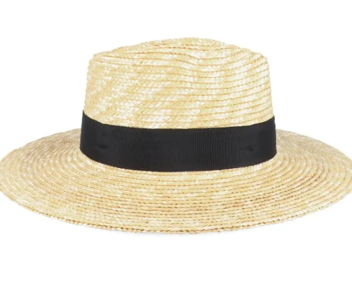 Best Brixton Joanna Short Brim Honey Straw Hat -
