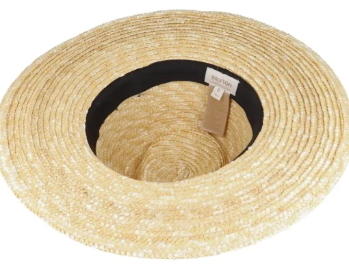 Best Brixton Joanna Short Brim Honey Straw Hat -