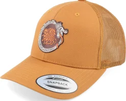 Trucker-Vikings Jormundgand Sleipner Patch Caramel Trucker -