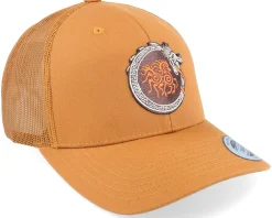Trucker-Vikings Jormundgand Sleipner Patch Caramel Trucker -