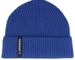 Golf | Cuff Beanies-J.Lindeberg Juan Merino Beanie Club Cuff - Blue