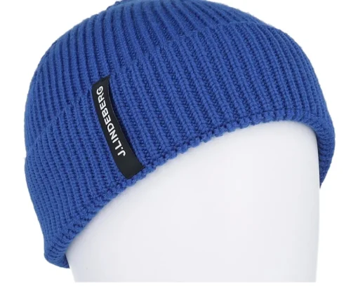 Golf | Cuff Beanies-J.Lindeberg Juan Merino Beanie Club Cuff - Blue