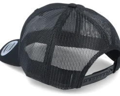 Trucker-Skillfish Jumping Fish Circle Black Trucker -
