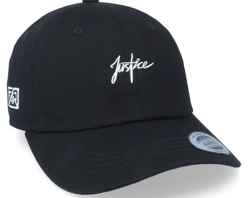 Dad Cap-Fair Justice Script Black Dad Cap -