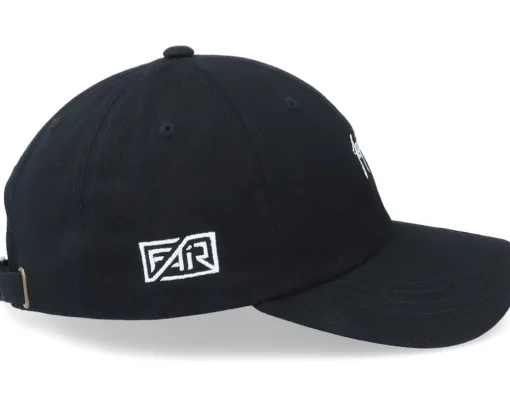 Dad Cap-Fair Justice Script Black Dad Cap -
