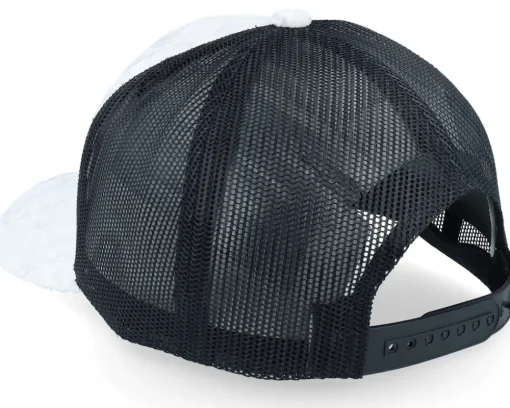 Trucker | Velvet Caps-Calza Pennello K Bye. Pop Art Velvet /Black A-Frame Trucker - White
