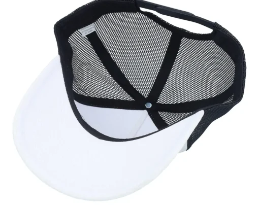 Trucker | Velvet Caps-Calza Pennello K Bye. Pop Art Velvet /Black A-Frame Trucker - White