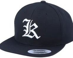 Clearance Iconic K Letter 3D Black Snapback -