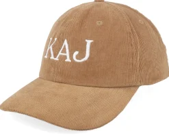 Hot Iconic Kaj Camel Heritage Cord Tan Dad Cap -