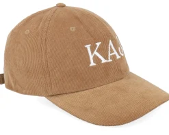Hot Iconic Kaj Camel Heritage Cord Tan Dad Cap -