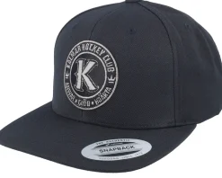 Snapback-Hatstore Kalmar HC Black/Stealth Grey Patch Black Snapback -