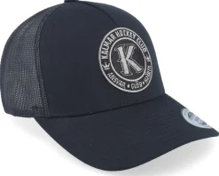Trucker-Hatstore Kalmar HC Black/Stealth Grey Patch A-frame Black Trucker -