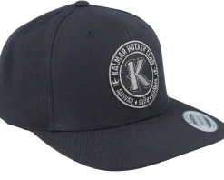 Snapback-Hatstore Kalmar HC Black/Stealth Grey Patch Black Snapback -