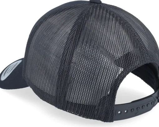 Trucker-Hatstore Kalmar HC Black/Stealth Grey Patch A-frame Black Trucker -